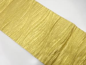 よろけ横段模様織出し袋帯